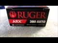 Ruger ARX Ammo Test