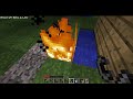 minecraft controlled burn gone wrong (herobrine tried to greif my base with lava)
