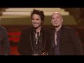 Train accepting the GRAMMY for Best Pop Duo or Group at the 53rd GRAMMY Awards | GRAMMYs