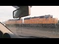 Amtrak and union pacific meet in Martinez ca