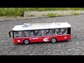 Toy and Real Buses: A Comparison and Close-Up Look .bus, city bus, city service