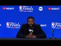 Kyrie Irving talks his struggles, Game 2 loss, FULL Postgame Interview 🎤