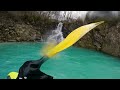 Kayaking on Koritnica river  in January | Pyranha Ozone