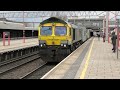 20 Mins of FREIGHT Trains ONLY at Stafford Station 23/02/2022 #railfreight #locomotives