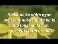 Kumno ngi tip ba ki vidio jong ngi ki don copyright claim ne em!!