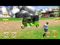 Green Auto Rickshaw Mountain Driving Game || Tuk Tuk Auto Rickshaw Game ||  Auto Rickshaw Racing