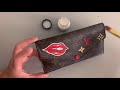 Custom Painted LV Wallet/Paint on leather bag/Step by Step Paint LV Bag/Angelus Leather Paint2020