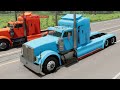 POLICE CHASE SEMI TRUCK & TRAILER! - BeamNG Drive Mods