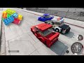 Running From My Friends in a Lego Car During a Police Chase in BeamNG Drive Mods!