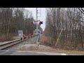 [4K60] 80 MPH Amtrak Vermonter #57 Hornshow