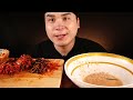 얼큰한 돼지국밥에 통보쌈, 보쌈김치, 파김치 먹방~!! 리얼사운드 ASMR social eating Mukbang(Eating Show)