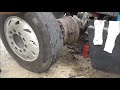 Changing front brakes on a big truck  August 19, 2017