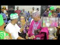 SAIDI BALOGUN MAKES A SURPRISE APPEARANCE AT FATHIA BALOGUN'S DAD'S BURIAL, SPLASHES CASH ON PASUMA