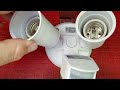 How to replace a motion activated security light