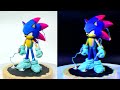 How to make Paradox Prism Sonic with Clay / Netflix Sonic Prime [kiArt]