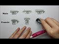 How to Draw ANIME EYES Step by Step | Slow Tutorial for Beginners (No time lapse)