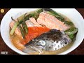 Sinigang na Salmon | How to cook Sinigang na Salmon (Head & Backbone) | The Food Compass