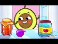 Colorful Rainbow Food Song 🌈😍 Kids Songs by VocaVoca Friends 🥑