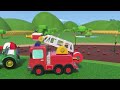 🦖 Hero Robot Police Car Helps BABY DINO find his Family 🚔 Rescue Cartoon for Kids | Robofuse