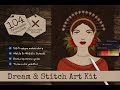 Dream and Stitch Art Kit by bokettori | Embroidery Brushes for Procreate