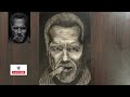 Pencil Drawing of Arnold Schwarzenegger | Portrait | Timelapse video