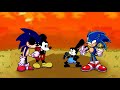 Too Slow but it's sung by Sonic.EXE, Mickey, Oswald, and Sonic