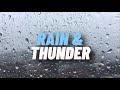 Heavy Rain & Thunder Sounds for Sleeping, Relaxation, Studying, Meditating, Reduce Stress & Insomnia