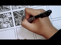 12 Zentangle Patterns You Should Try For Beginners | Zentangle Patterns For Beginners