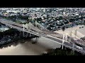 World travel, Aerial view of Santo Domingo (Dominican Republic) 4k video