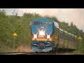 CN freight RACES VIA train!!