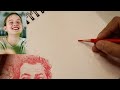 Realtime Drawing | Portrait Sketching | ASMR | Sketch with me