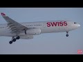20 MINUTES SPECTACULAR WINTER ARRIVALS | Zurich Airport Plane Spotting (ZRH/LSZH) | 4K