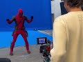 Behind the scenes of the opening dance scene for #DEADPOOL & #WOLVERINE