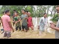 Due to heavy flood  a girl was taken away by flood while riding bike  in tumpreng reserve forest.