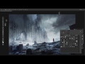 Digital Painting - The Old North Landscape Concept Art - Time-Lapse