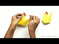 How To Make Origami Paper Hen/Easy  Paper Hen For Kids