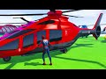 GTA V Epic New Stunt Race For Car Racing | Superheroes ride on the bridge of Spider Mcqueen by Shark