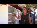 Van Tour Solo Woman Living in a Cargo Van on Disability