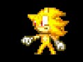 Super Sonic (Frontiers) VS Super Sonic - Sprite Animation [Kinemaster] #supersonicvscollab