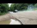 BMW E30 M44B19 donuts on wet