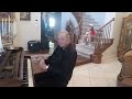 Dvorak Slavonic Dance #8 performed by Dr. David Maas, granddaughter Elizabeth Maas & granddog Happy.