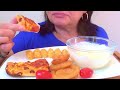 ASMR EATING PIZZA HUTT | ONION RINGS | HASH BROWN | NO TALKING MUKBANG | EATING SOUNDS | MEB ASMR