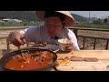 밥도둑 조합~ [[김치찌개와 스팸(Pork and Kimchi Stew & Spam)]] 요리&먹방!! - Mukbang eating show