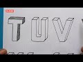 3d Drawing Letter A To Z / How To Draw Capital Alphabet Lettering A Z Easy Simple For Beginners