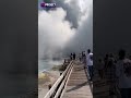 Yellowstone explosion sends tourists fleeing