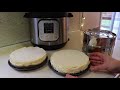 Instant Pot Insert Pans || Double Cheesecakes!