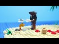 Lego Jack Sparrow's Black Pearl in a Bottle - Stop Motion