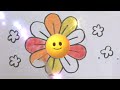 Cute Flower drawing for kids|Easy Drawing|Drawing for kids