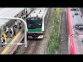 Japanese trains in Tokyo, mostly at Shinjuku station (JR East and Sagami Railway)