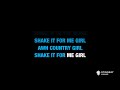 Luke Bryan - Country Girl (Shake It For Me) | Karaoke Version